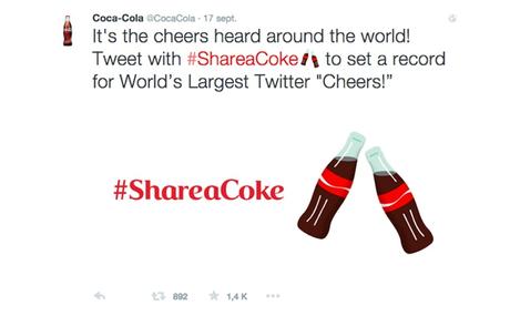 Coca-Cola lanza su propio emoji personalizado en Twitter #ShareACoke