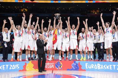 celebración España eurobasket marca