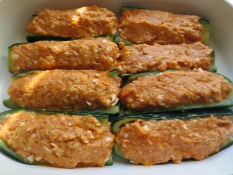 Calabacines de atún