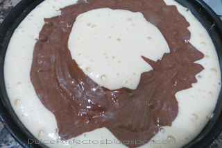 Receta fácil de Torta Marmolada / Bizcochuelo marmolado (Torta MINION)