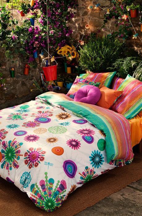 Decoración con textiles de colores - homepersonalshopper