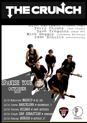 El supergrupo The Crunch visita España en octubre