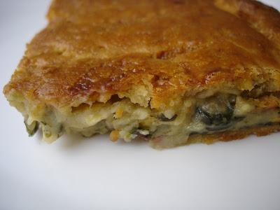 Empanada de verduras y bechamel