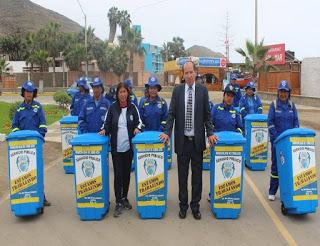 NUEVOS RECOLECTORES DE BASURA EN CERRO AZUL…