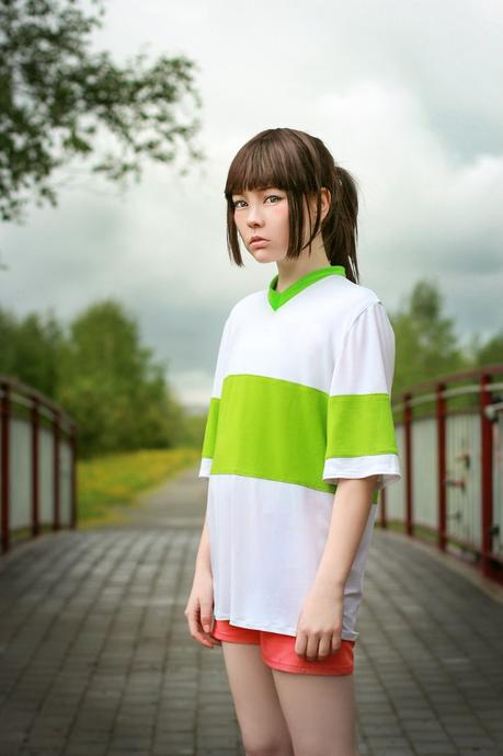 Un inspirado cosplay de 'El viaje de Chihiro'