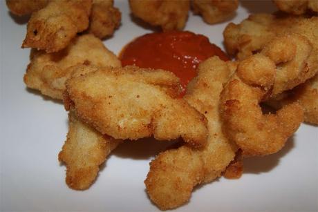 receta de nuggets de pollo