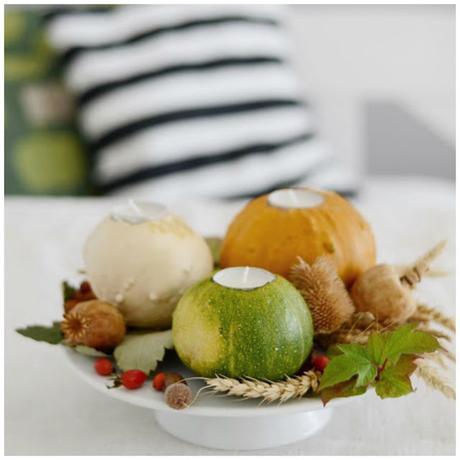 Centro de mesa de otoño Centro de mesa de otoño