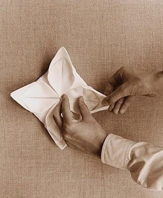 Figura de flor y muchas ideas más para navidad con servilletas de tela