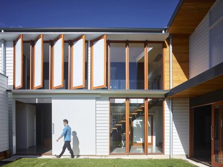 Simple, atractiva y minimalista vivienda en Australia.