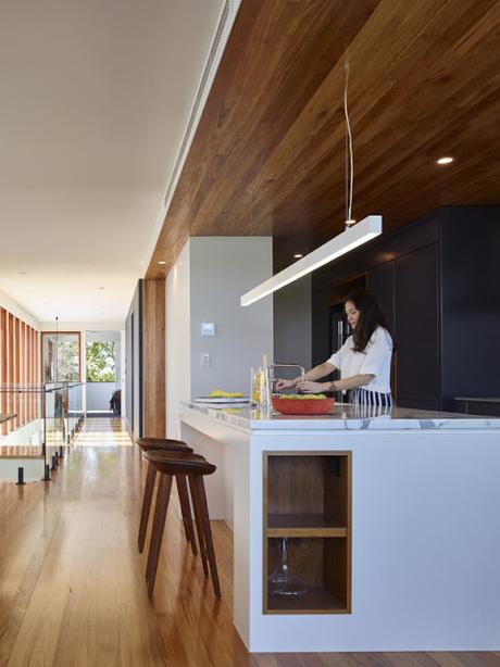 Simple, atractiva y minimalista vivienda en Australia.