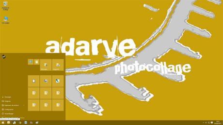 personalizar escritorio y menu inicio windows10