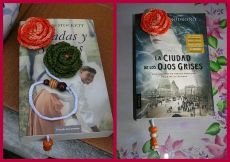 MARCAPAGINAS A CROCHET....PON UNA ROSA EN TUS LIBROS!!!!