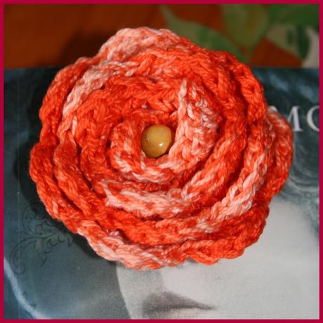 MARCAPAGINAS A CROCHET....PON UNA ROSA EN TUS LIBROS!!!!