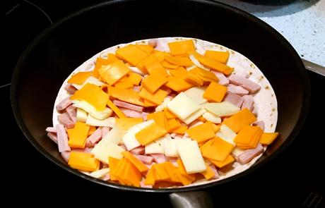 Quesadilla de jamon y queso del restaurante VIPS