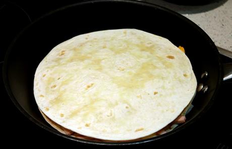 Quesadilla de jamon y queso del restaurante VIPS