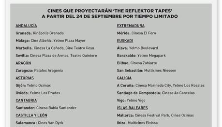 The Reflektor tapes se acercan The Reflektor tapes se acercan