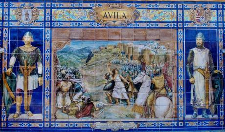 Los bancos de la Plaza de España (7): Ávila.