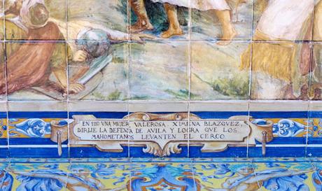 Los bancos de la Plaza de España (7): Ávila.