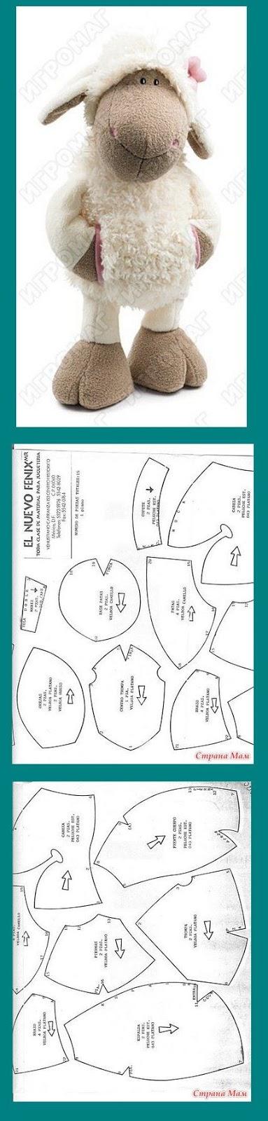 Lo he encontrado en Pinterest: Ovejita