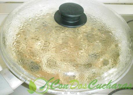 Anillas de pota con setas sitake OLYMPUS DIGITAL CAMERA