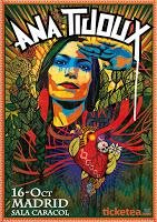 Concierto de Ana Tijoux en Madrid