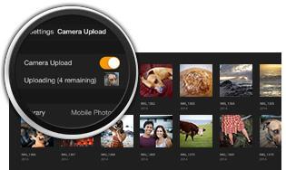 Subir automáticamente las fotos
