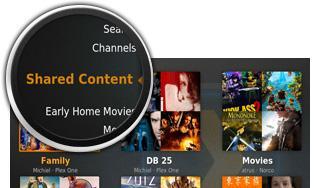 Comparte tus archivos multimedia con amigos y familiares