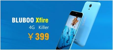 Bluboo Xfire es el  teléfono 4G-LTE  más barato del mundo