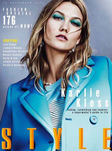 Karlie Kloss posa para Sunday Times Style