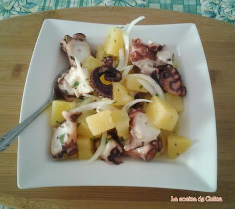 Ensalada de pulpo con patatas