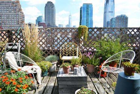 Mezclando colores en tu decoracion Terraza llena de color