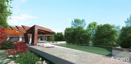 A-cero Projects NUEVA PROPUESTA DE DISEÑO EXTERIOR PARA UNA VIVIENDA UNIFAMILIAR