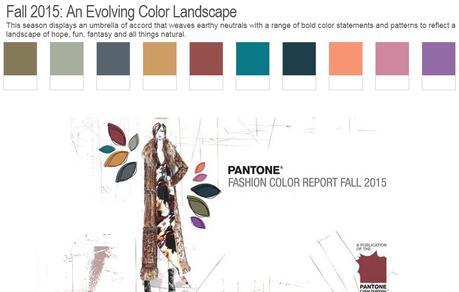 Análisis de los colores para este Otoño-Invierno 2015/16 según Pantone