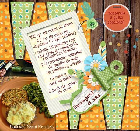 Hamburguesas de avena