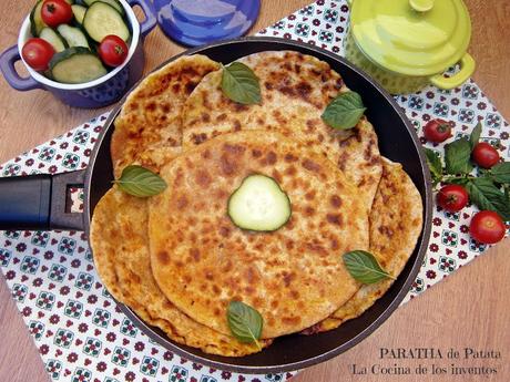 Paratha rellena de Patata