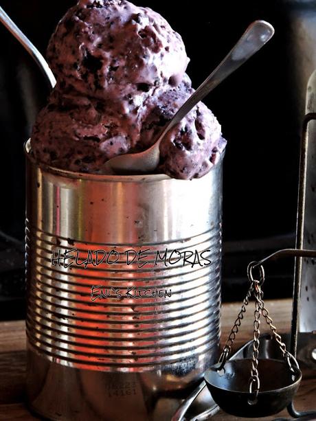 Helado de moras