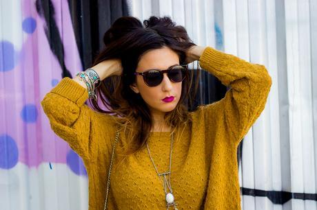 mustard sweater