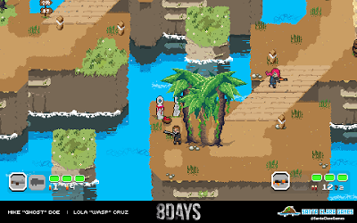 Santa Clara Games presenta 8DAYS, su nuevo shooter pixelado para ordenadores