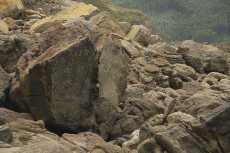 Huellas de dinosaurio en Tereñes