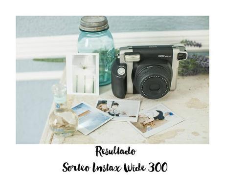 RESULTADO SORTEO INSTAX WIDE 300