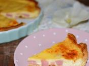 Quiche jamón dulce queso parmesano