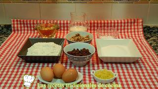 Receta de bizcocho de nueces y pasas