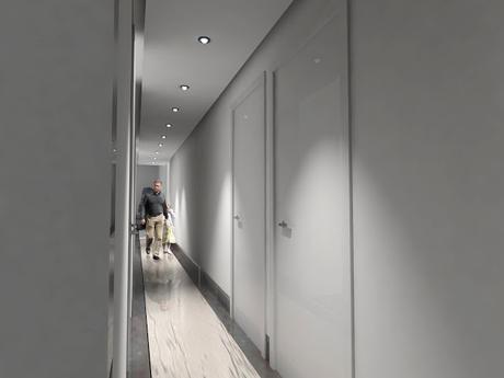 Lo digital se convierte en tangible. Infografía de vivienda en el barrio de Salamanca.