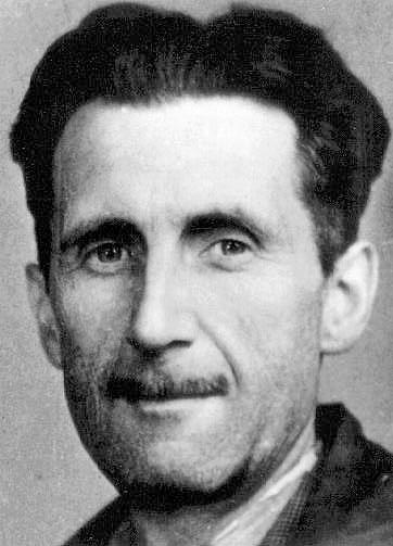 Foto que aparece en la acreditación de Orwell para la National Union of Journalists (1943)