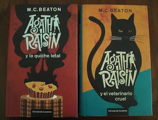 'Agatha Raisin y la quiche letal' y 'Agatha Raisin y el veterinario cruel', de M. C. Beaton