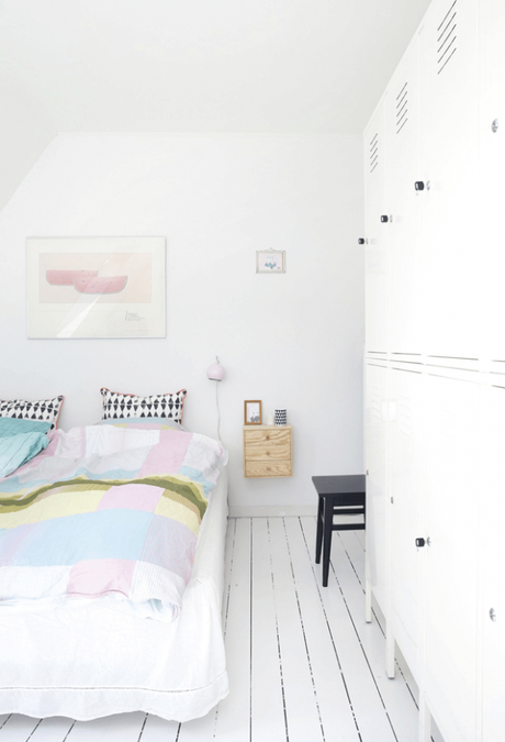 White colour bedroom