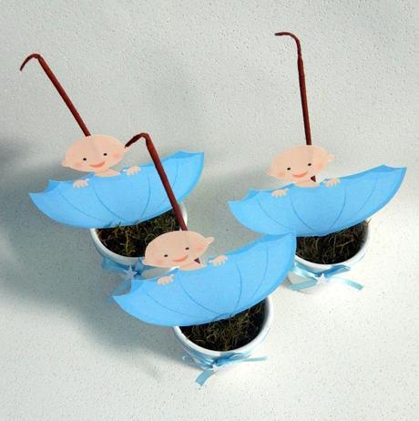 Centro de mesa para Baby Shower