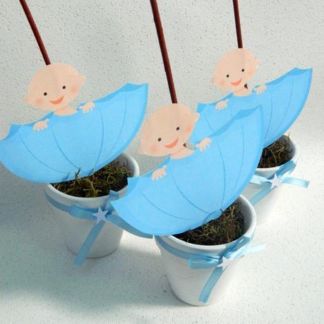 Centro de mesa para Baby Shower