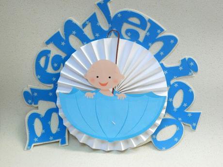 Centro de mesa para Baby Shower