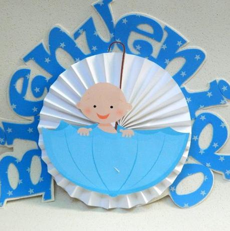 Centro de mesa para Baby Shower